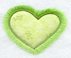 Heart (Applique)(Fringe)