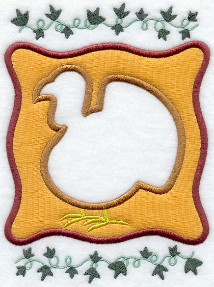 Turkey Frame (Applique)