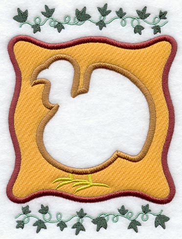 Turkey Frame (Applique)