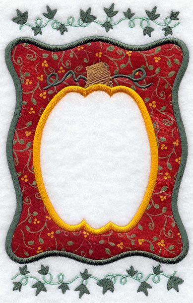 Pumpkin Frame (Applique)