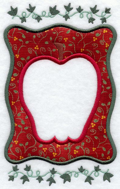 Apple Frame (Applique)