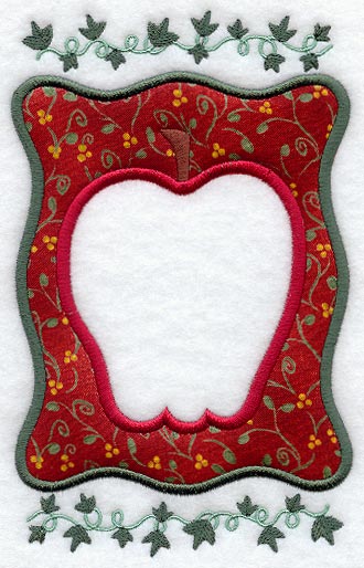 Apple Frame (Applique)