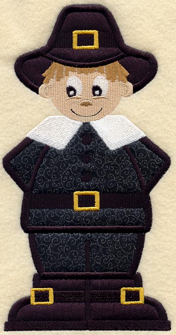Pilgrim Boy - Front (Applique)