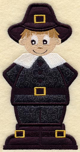 Pilgrim Boy - Front (Applique)