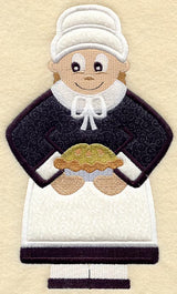 Pilgrim Girl - Front (Applique)
