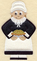 Pilgrim Girl - Front (Applique)