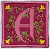 Friendship Square Letter A - 6 inch (Applique)