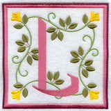 Friendship Square Letter L - 6 inch (Applique)