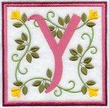Friendship Square Letter Y - 6 inch (Applique)