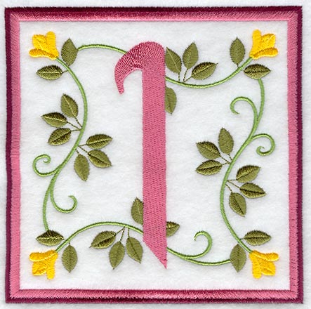 Friendship Square Number 1 - 6 inch (Applique)