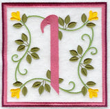 Friendship Square Number 1 - 6 inch (Applique)