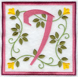 Friendship Square Number 7 - 6 inch (Applique)