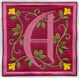 Friendship Square Letter A - 6 inch (Applique)