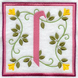 Friendship Square Letter I - 6 inch (Applique)