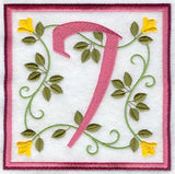 Friendship Square Number 7 - 6 inch (Applique)