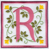 Friendship Square Letter R - 6 inch (Applique)