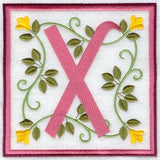 Friendship Square Letter X - 6 inch (Applique)