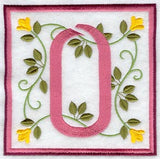 Friendship Square Number 0 - 6 inch (Applique)