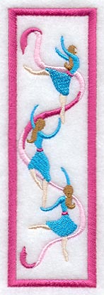 Dancing Ladies Bookmark (In-the-Hoop)