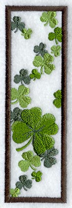Four Leaf Clover Bookmark (In-the-Hoop)