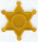 Sheriff's Badge (Applique)