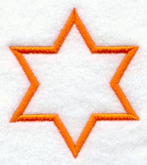 Six Point Star (Applique)