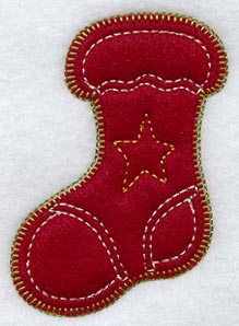 Christmas Stocking (Heirloom Applique)
