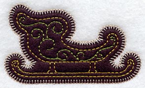 Santa's Sleigh (Heirloom Applique)