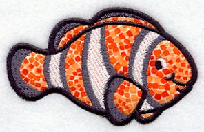 Captain Jules Clown Fish (Applique)