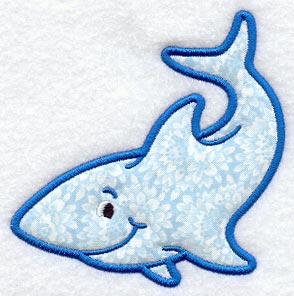 Captain Flint the Friendly Shark (Applique)