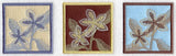 Frangipani Soft Shadow Triptych (Applique)