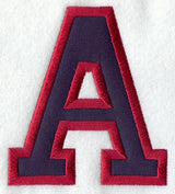 Collegiate Letter A (Applique) (5 Inch)