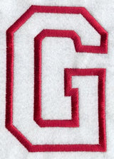 Collegiate Letter G (Applique) (5 Inch)