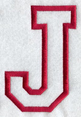 Collegiate Letter J (Applique) (5 Inch)