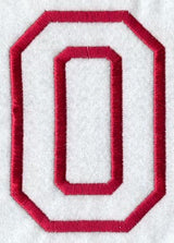 Collegiate Letter O (Applique) (5 Inch)