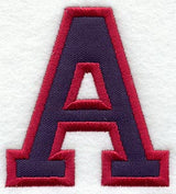 Collegiate Letter A (Applique) (5 Inch)