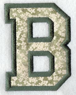 Collegiate Letter B (Applique) (5 Inch)