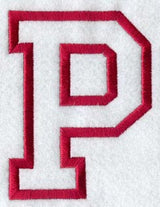 Collegiate Letter P (Applique) (5 Inch)