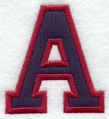 Collegiate Letter A (Applique) (5 Inch)