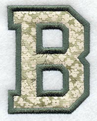 Collegiate Letter B (Applique) (5 Inch)