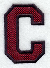 Collegiate Letter C (Applique) (5 Inch)