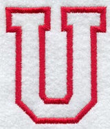 Collegiate Letter U (Applique) (5 Inch)