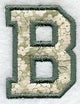 Collegiate Letter B (Applique) (5 Inch)