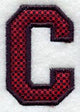 Collegiate Letter C (Applique) (5 Inch)