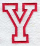 Collegiate Letter Y (Applique) (5 Inch)