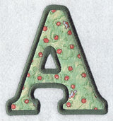 Modern Letter A (Applique) (5 Inch)