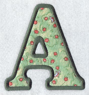 Modern Letter A (Applique) (5 Inch)