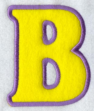 Modern Letter B (Applique) (5 Inch)