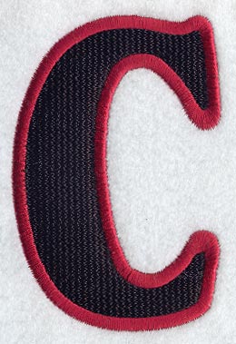 Modern Letter C (Applique) (5 Inch)