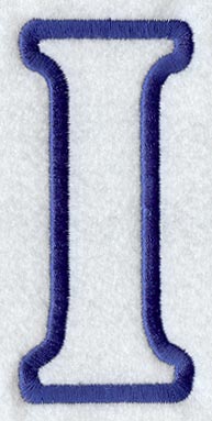 Modern Letter I (Applique) (5 Inch)